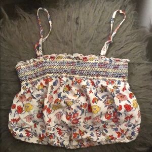 Floral crop top
